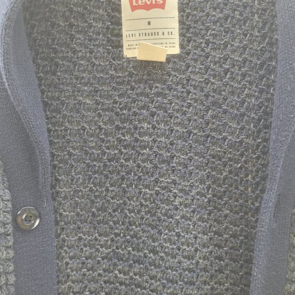 Levi's Knitted Cardigan Blue - Medium - Picture 3 of 7